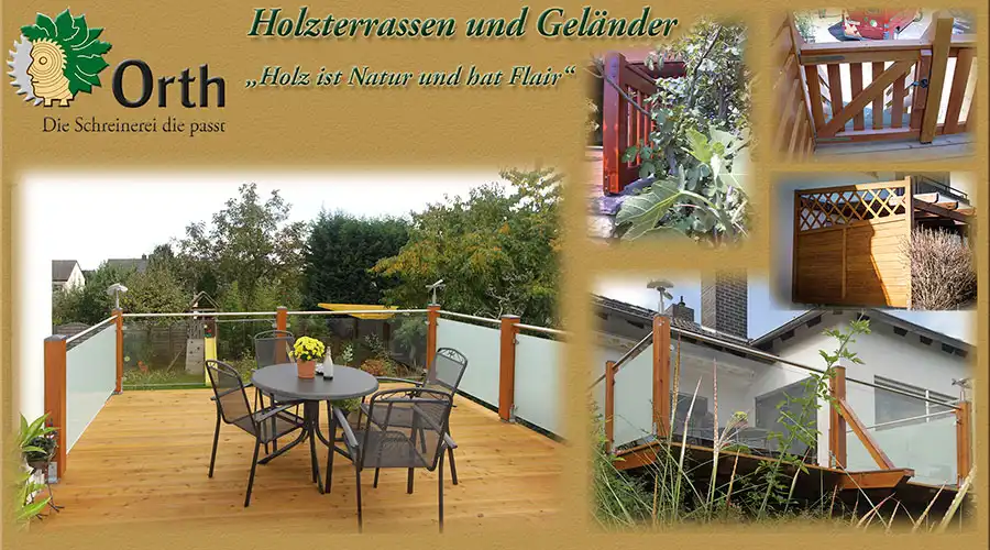 Bildkomposition Bilder von Terrassen