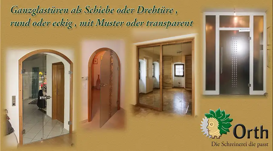 Bildkomposition Bilder von Glastüren