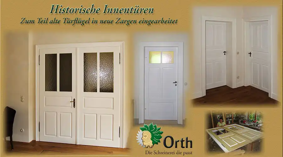 Bildkomposition Bilder von historischen Innentüren